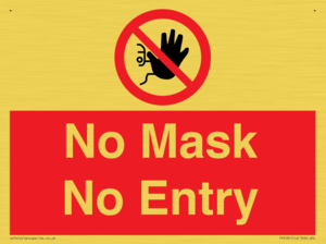 No Mask No Entry